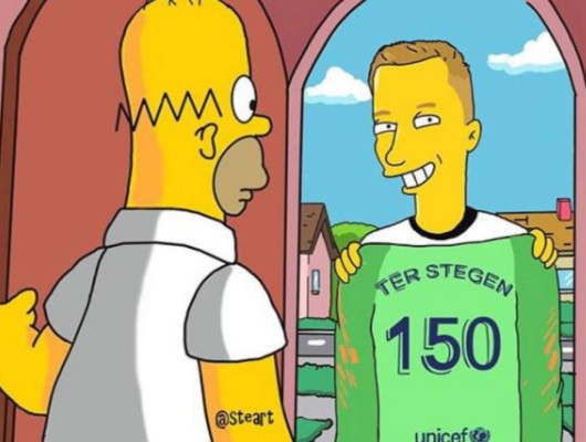 Imperdible: Así se ven Messi, Cristiano Ronaldo y las estrellas del fútbol en los Simpsons