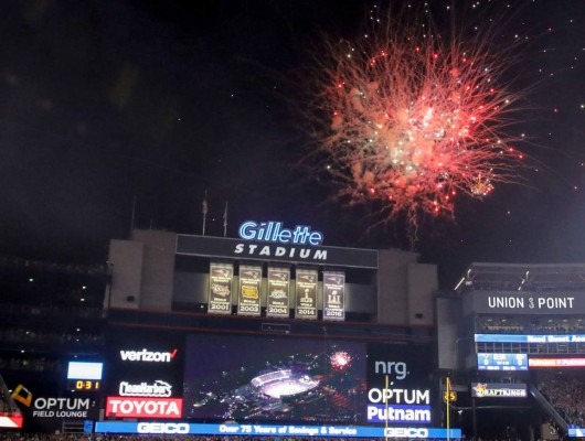 Así es el enorme Gillette Stadium, casa de los Patriots