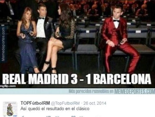 Los mejores memes históricos del clásico Barcelona-Real Madrid