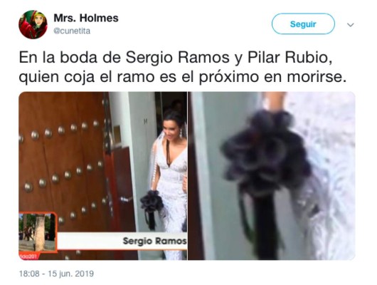 Los memes destrozan a Sergio Ramos y Pilar Rubio por su boda 'galáctica'