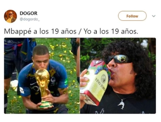 'Yo a los 19 años': Los memes sobre Mbappé que se hacen virales en redes sociales
