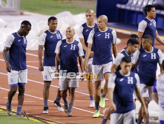 Risas y pelones: El último entrenamiento de Honduras antes de enfrentar a Trinidad y Tobago