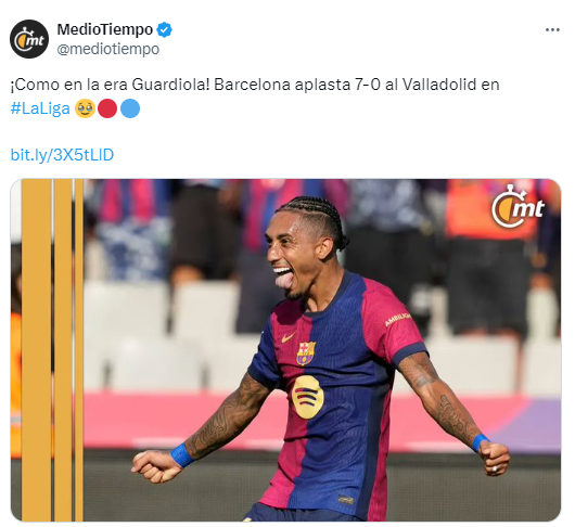 Barcelona propinó paliza y esto dice la prensa: “Pensaban que estábamos para descenso, pero somos los mejores y líderes”