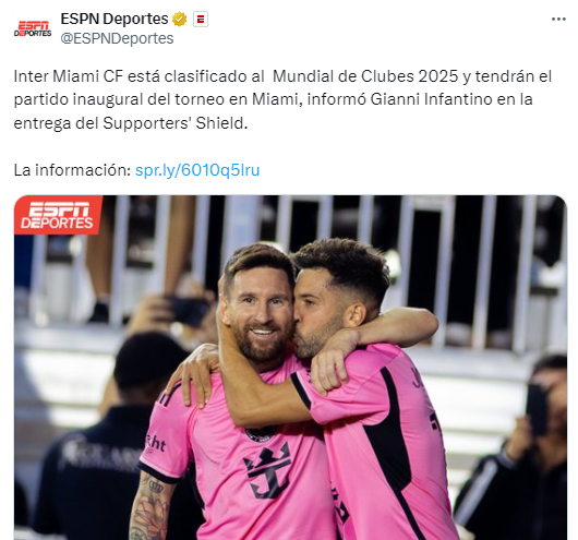 “FIFA eligió a su ídolo; es una vergüenza”: Inter Miami de Messi jugará el Mundial de Clubes y así recciona la prensa