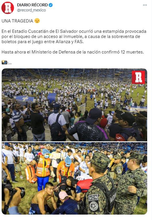 Olimpia y Real Madrid envían mensaje: La dura reacción del mundo tras la tragedia en El Salvador; “Imágenes que marcarán historia”
