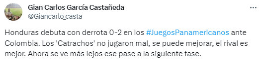 ¡Ya veían la derrota! Periodistas reaccionan por la triste presentación de Honduras en los Juegos Panamericanos 2023