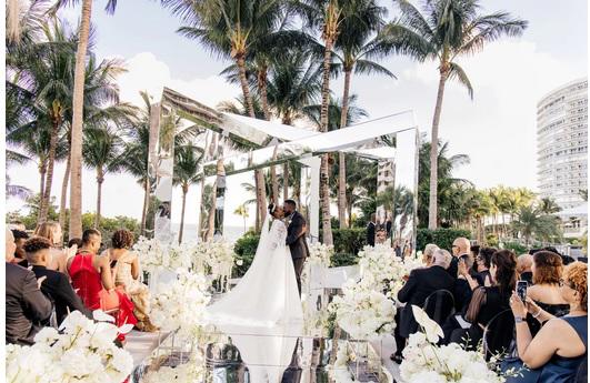 Así fue la lujosa boda de la tenista Sloane Stephens y el delantero estadounidense Jozy Altidore