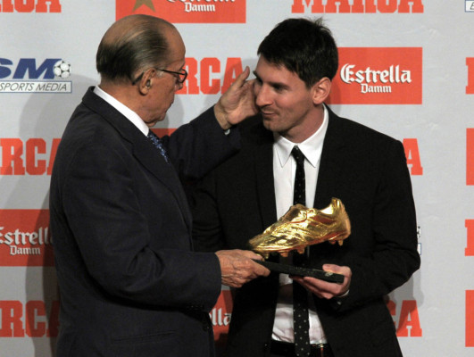 Lionel Messi recibió la Bota de Oro.