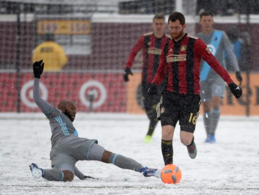 Las fotografías más sorprendentes del Atlanta-Minnesota bajo la nieve en la MLS