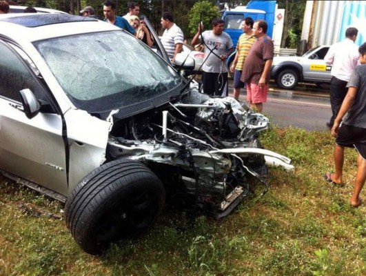 Choques de muerte: Futbolistas que excedieron el límite de velocidad y destruyeron sus lujosos autos