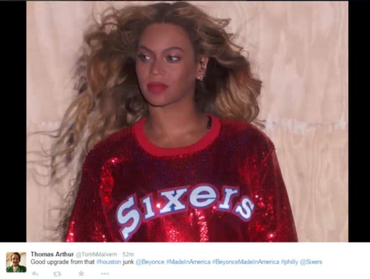 Beyonce, la encantadora fanática de la NBA