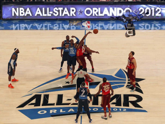 El juego de las Estrellas de la NBA.