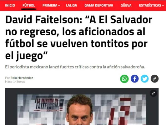 ¡Indignados! Arremeten contra Faitelson en El Salvador por llamar 'tontitos' a los aficionados
