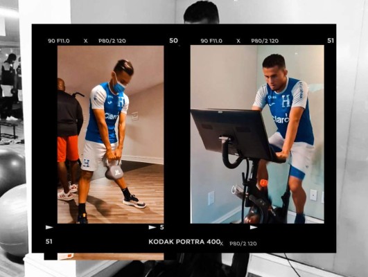 Trabajo de gimnasio y dos futbolistas de la 'H' entre 'algodones': así comenzó el día para la Selección de Honduras