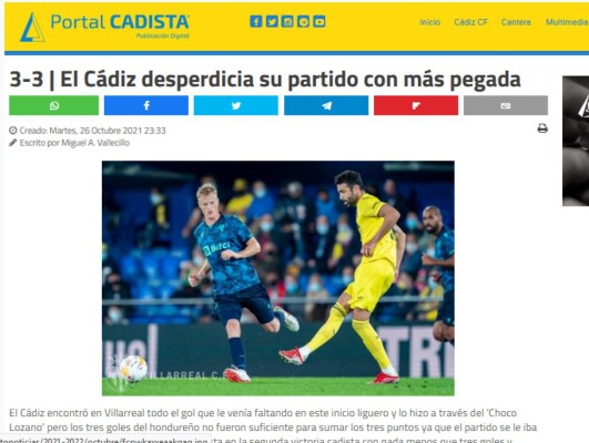 'El heredero del 'Mágico' González e histórico': Prensa mundial se rinde a los pies del Choco Lozano