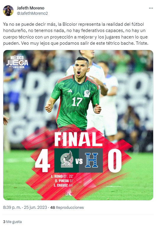 Prensa mexicana se preocupa por Honduras: “Una de sus peores selecciones; no merecen su actualidad”