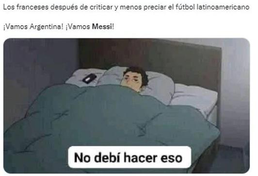 Hace pedazos a Mbappé y a los antiMessi: Los memes que dejó la conoración de Argentina sobre Francia en Qatar 2022