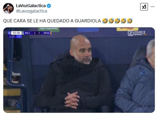 ¡Trituran a Guardiola! Los memes que dejó el triunfo del Real Madrid sobre Manchester City en la Champions