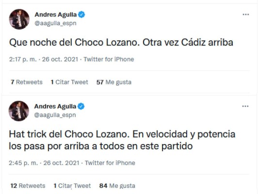 'El heredero del 'Mágico' González e histórico': Prensa mundial se rinde a los pies del Choco Lozano