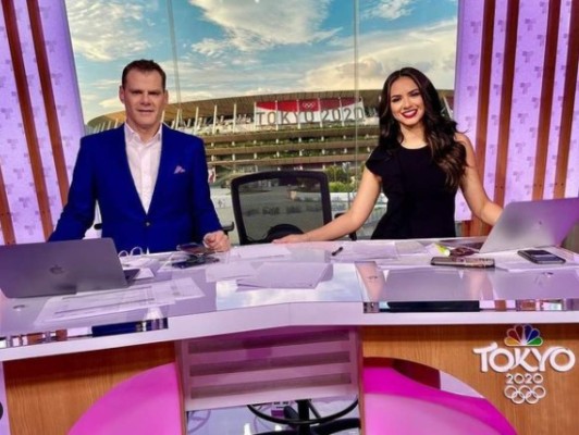 Ana Jurka, la presentadora hondureña que deslumbra en los Juegos Olímpicos de Tokio 2021