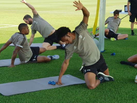 En fotos: El primer entrenamiento de Cristiano Ronaldo con la Juventus