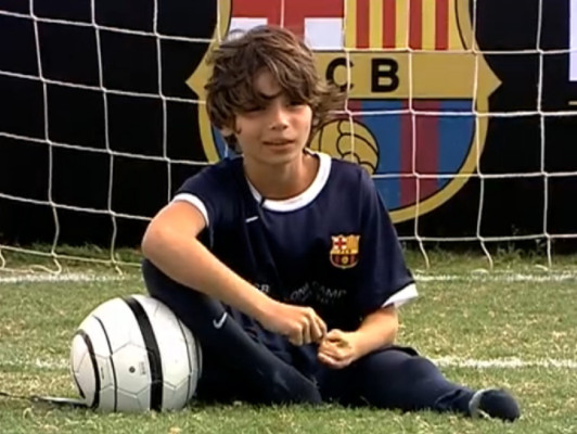 Gabriel, el niño sin pies que quiere ser Messi