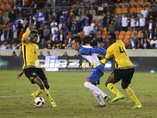 Las imágenes que dejó el amistoso Honduras-Jamaica en Houston