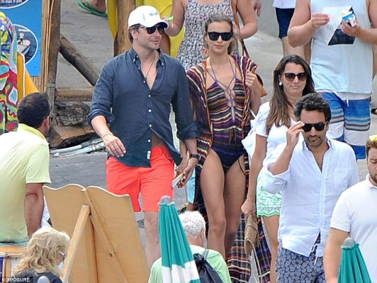 Las nuevas fotos de Irina Shayk con Bradley Cooper en vacaciones