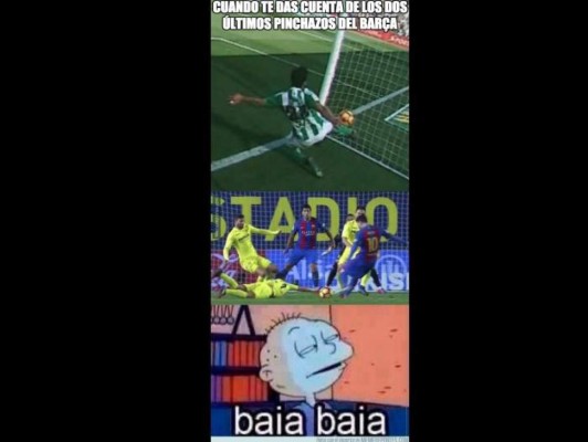 PARA REÍR: Los divertidos memes que nos dejó el Barcelona ante el Betis