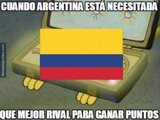 Memes atacan a Messi y ridiculizan a Argentina tras perder ante Colombia