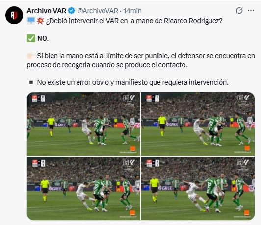 La polémica con los penales en el Betis-Real Madrid, golazo anulado a Mbappé y un mazazo en el último segundo