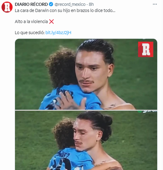 Darwin Núñez se peleó con la afición de Colombia y así reacciona la prensa: “Lo que hizo fue defender a su familia”