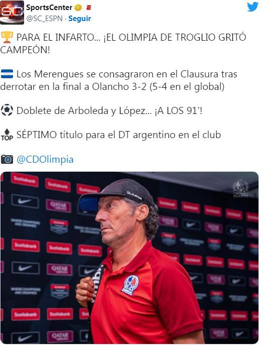 Periodistas hondureños reaccionan tras el título 36 de Olimpia ante Olancho FC: “Liga predecible y pequeña para Troglio”