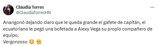 Anangonó agredió a Alexy Vega y la fuerte reacción de la prensa: piden severo castigo y quitarle la capitanía en Marathón
