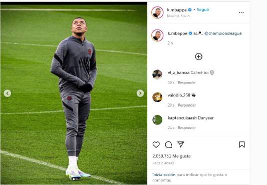 El posteo de Mbappé que agitó a todos los madridistas en redes sociales.