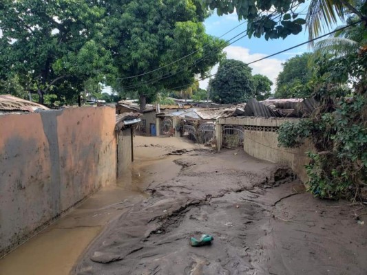 Así han quedado las colonias en Chamelecón tras el paso de Eta e Iota en Honduras