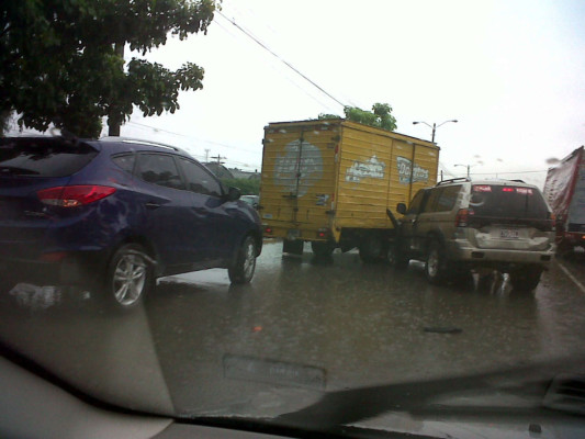 Inundaciones en zona norte de Honduras.