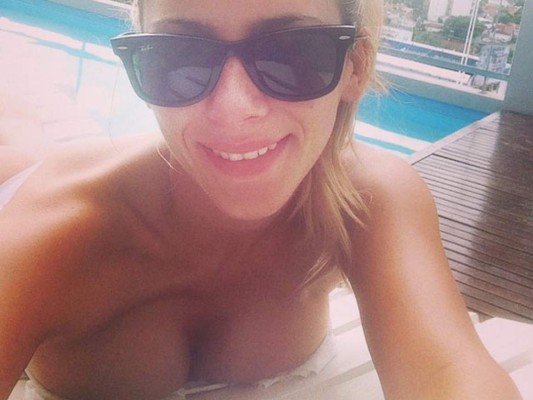 Rocío Gancedo, la sensual aficionada de River Plate de Argentina