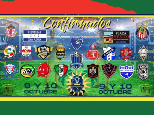 ¡Bienvenidos a la Copa Sarasota Florida! 32 equipos, más de 600 jugadores y 100 mil dólares de premio