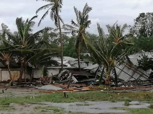 Desoladoras imágenes las que dejó el paso del Huracán Eta por el Caribe Norte de Nicaragua