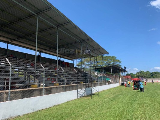¡Tendrá iluminación! Así luce el Francisco Martínez de Tocoa con las remodelaciones