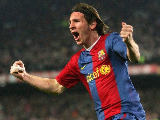 Lionel Messi y su evolución en el Barcelona