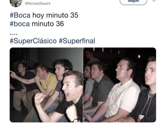 Los memes del empate de Boca Juniors ante River Plate en la final de la Libertadores