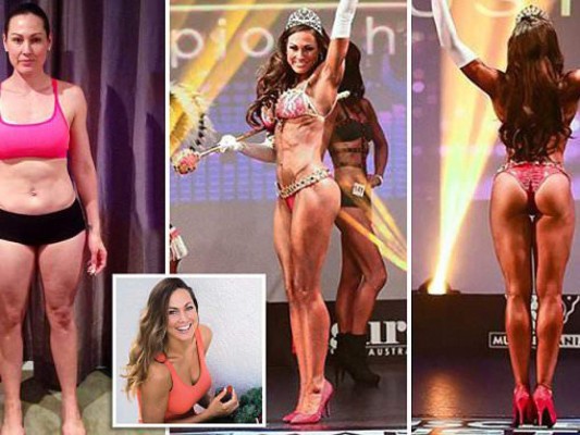 FOTOS: Se sentía 'vieja y gorda', pero ahora ganó el Miss Australia de Fisicoculturismo