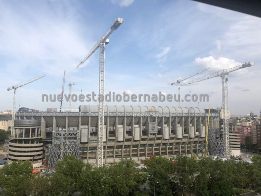 Irreconocible: Así se ve el Santiago Bernabéu a una semana del regreso del Real Madrid
