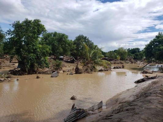 Así han quedado las colonias en Chamelecón tras el paso de Eta e Iota en Honduras