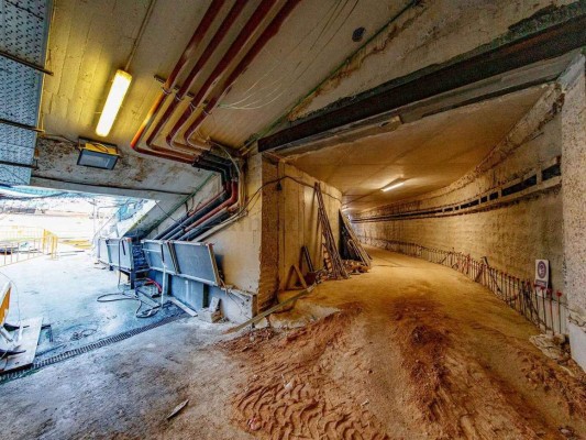 Real Madrid muestra uno de los grandes misterios de las obras del Santiago Bernabéu: El túnel