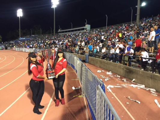 El juego Olimpia-Motagua en Nueva Orleans contado en imágenes