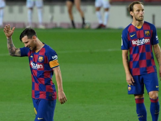 Messi destrozado: Los rostros de tristeza del Barcelona tras perder la liga española ante el Madrid&nbsp;&nbsp;