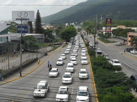 FOTOS: Así luce Honduras con el paro nacional de transporte